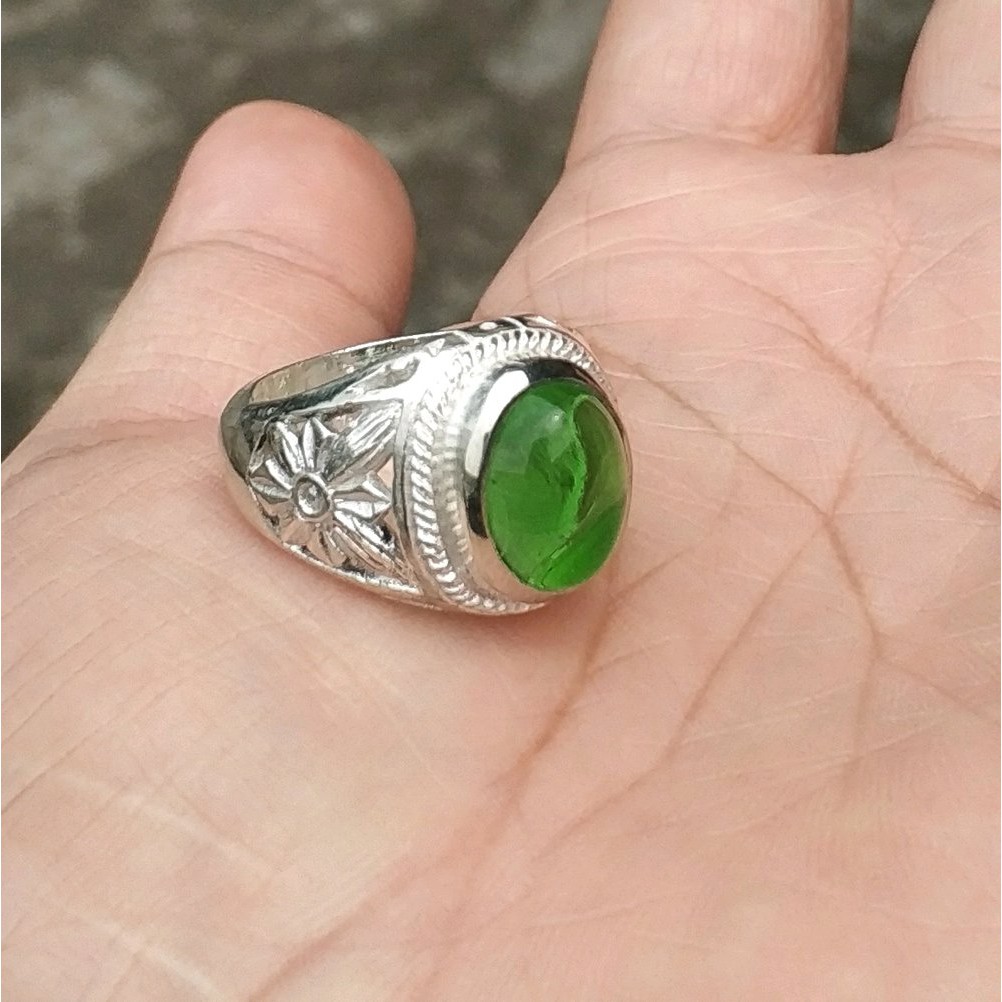 CINCIN BATU AKIK ZAMRUD MINIMALIS