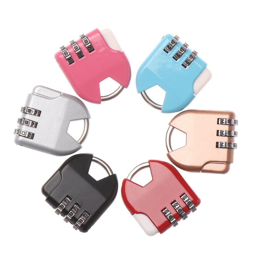 Preva 1pcs Password Lock Mini HOT Diary Pelindung Loker Case Supply Koper Travel Kombinasi Kode 3digit Dial