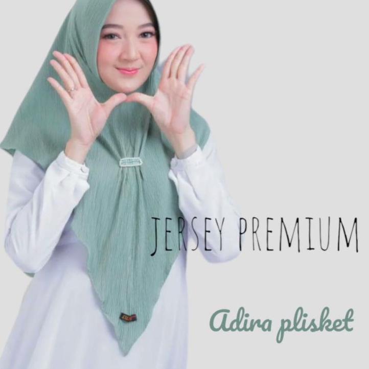 Harga TERMURAAH.. (Assyfa Hijab) ADIRA PLISKET •jilbab instan jersey premium•jilbab instan pet plisk