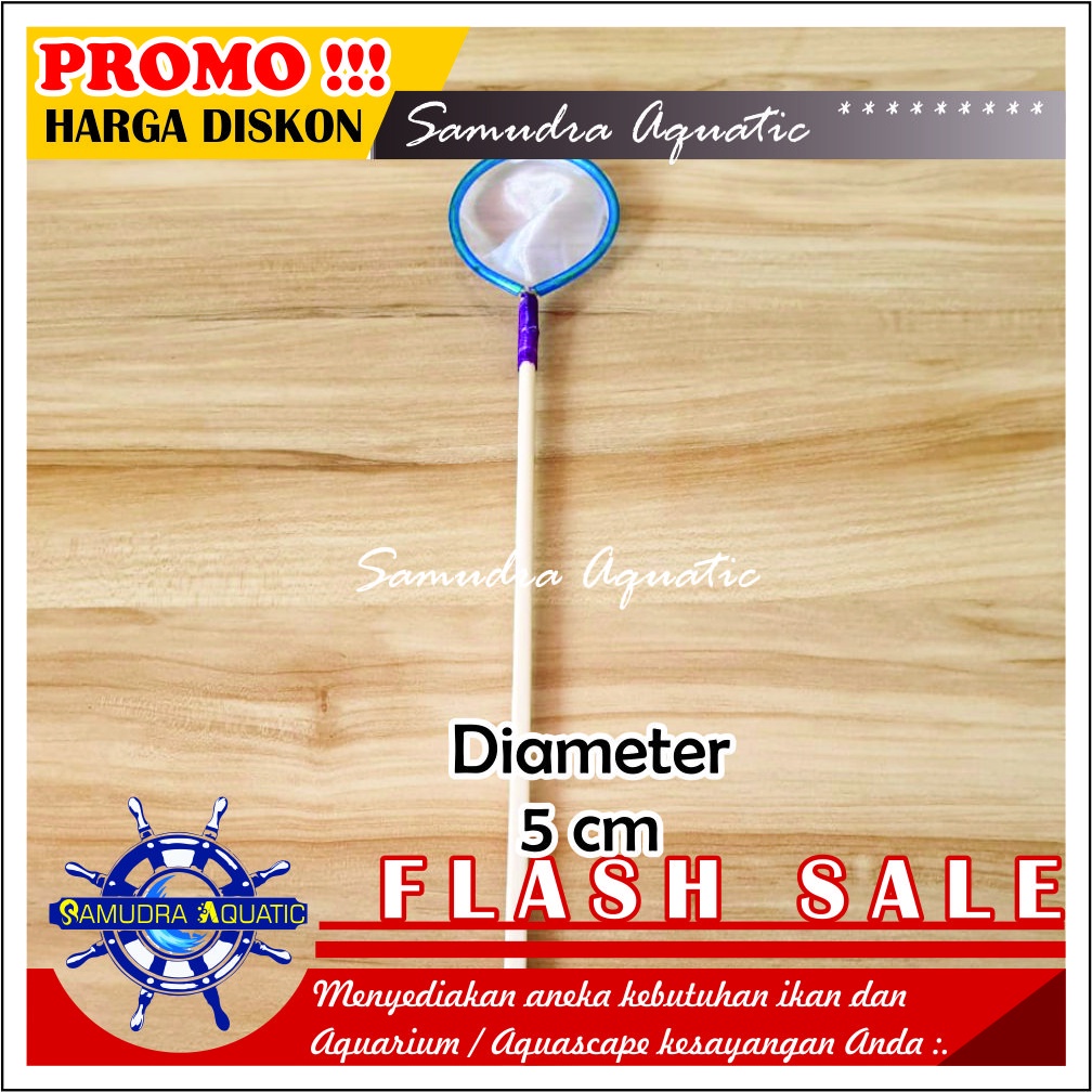 Serok BULAT 5 CM MELAMIN / SEROK MELAMIN / Jaring Ikan / Seser Ikan | GRATIS PACKING KARDUS !!!