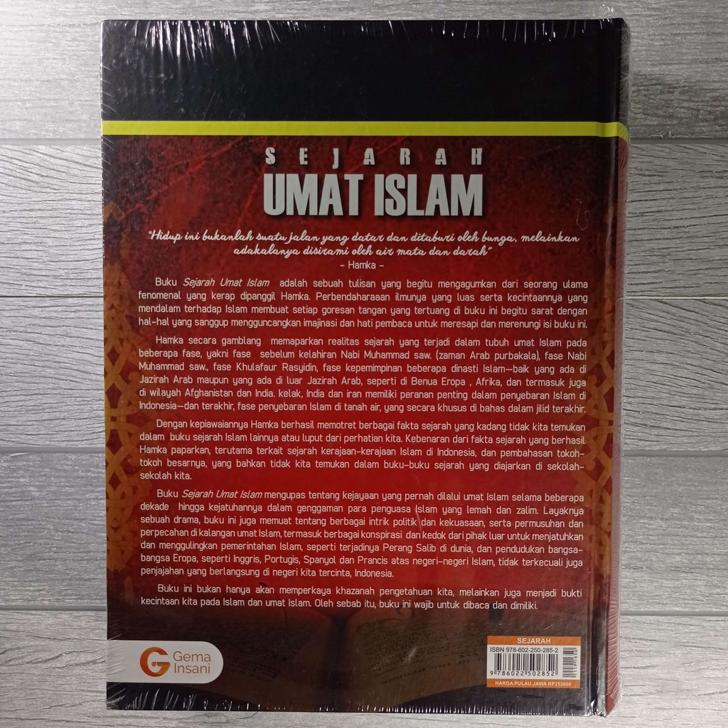 Buku Sejarah Umat Islam - Buya Hamka - Gema Insani 100% Original