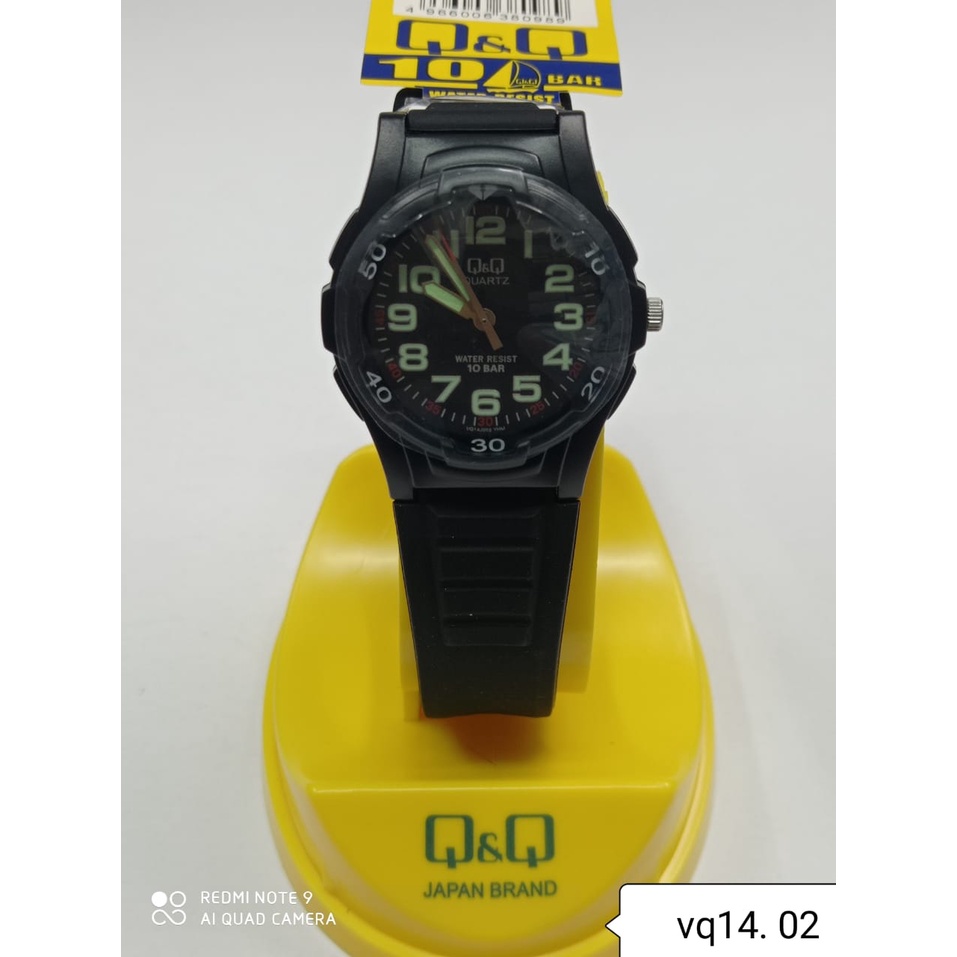 SALE Jam Tangan Pria Casual Sporty Rubber Analog Original Q&amp;Q QNQ QQ VQ14 VQ14J Series