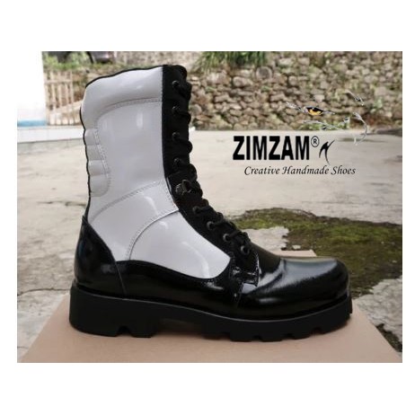 

PROMO ZIMZAM BOOTS PDL PROVOST TNI SEPATU SAFETY KULIT ASLI ARMY MILITER