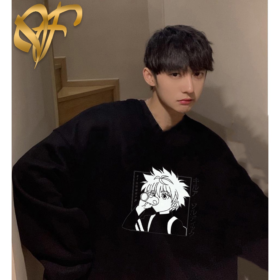 Sweater Killua Zoldyck Drink Siuup Aesthetic Pria &amp; Wanita | Sweater Korea Style Fleece Cotton | Dhea Fashion