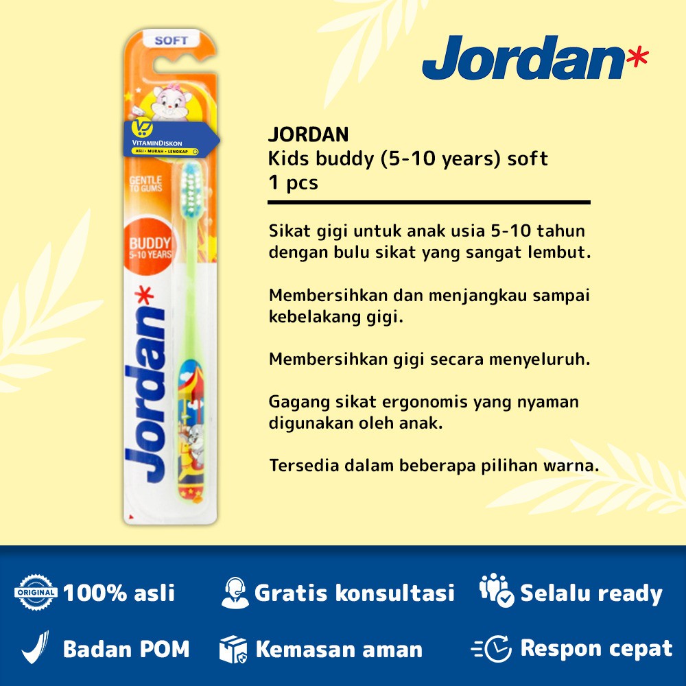 JORDAN SIKAT GIGI ANAK 5-10 YEAR