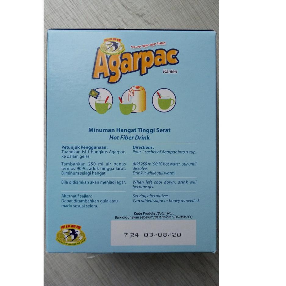 

Berkualitas sekali | VJZTP 10 Sachet AGARPAC dari Swallow Globe, minuman kaya serat - HALAL |Produk Keren