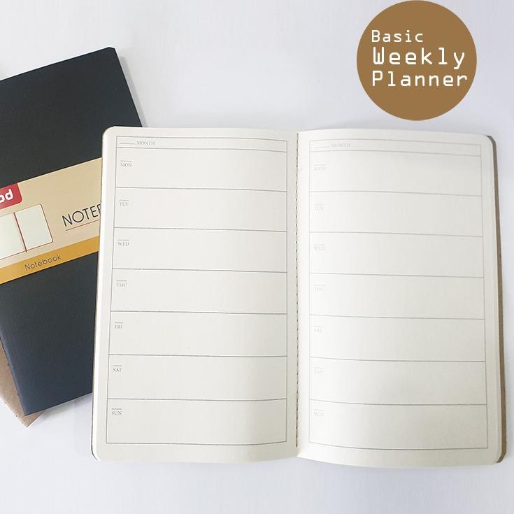 

[KODE PRODUK GW0T94941] Weekly Journal - Notebook - Agenda - Planner Softcover