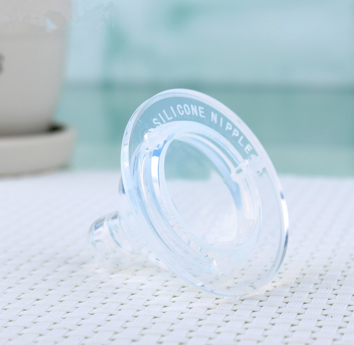Untuk Peigon Wide Caliber Nipple Thicked Cross Hole Round Hole Neonatal Nipple
