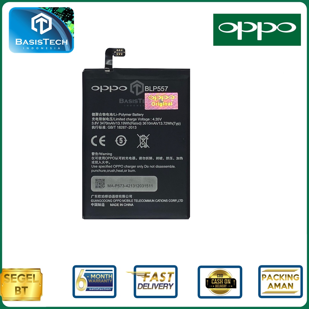 BATERAI OPPO N1 - N1 Big - N1T - N1W - BLP557 - ORI99