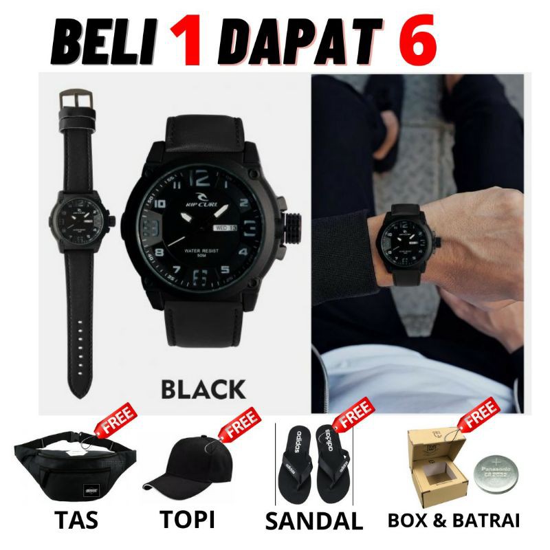 Jam quicck silver beli 1 dapat 6