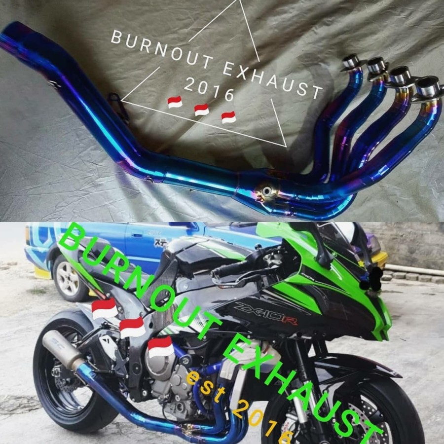 Knalpot Kawasaki ZX10R BURNOUT