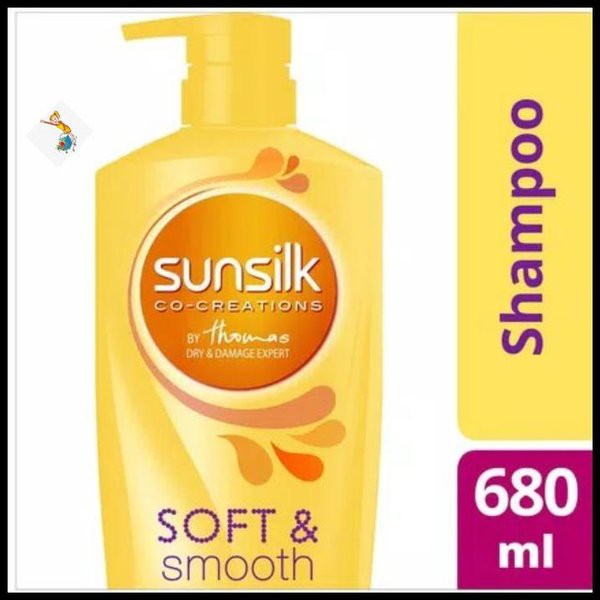 Sunsilk Shampoo Kuning Soft & Smooth 680ml