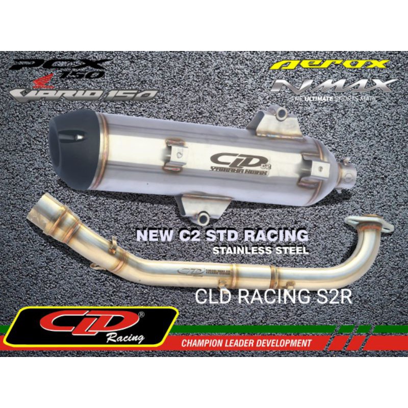 KNALPOT CLD RACING NEW N-MAX 2020 TYPE C2