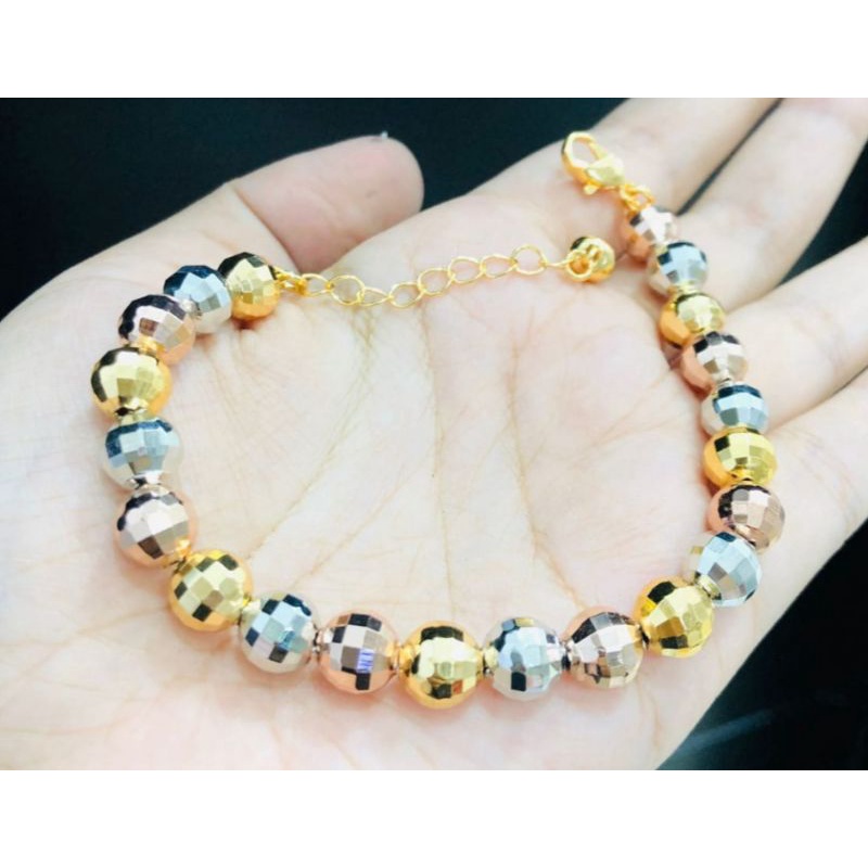 Ramk71. Gelang tangan xuping wanita lapis emas ukuran18-20 cm