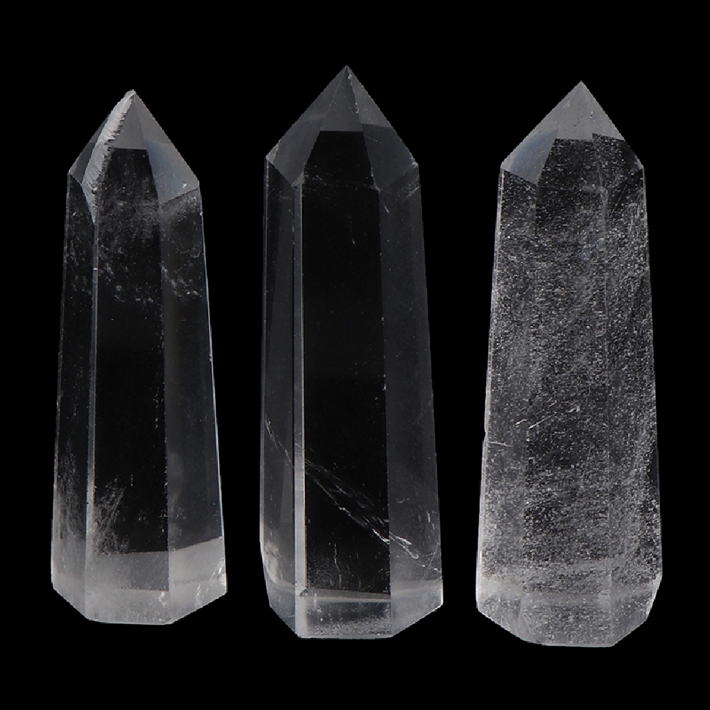 Yes 1Pc Batu Kristal Quartz Bening Alami Untuk Penyembuhan Reiki