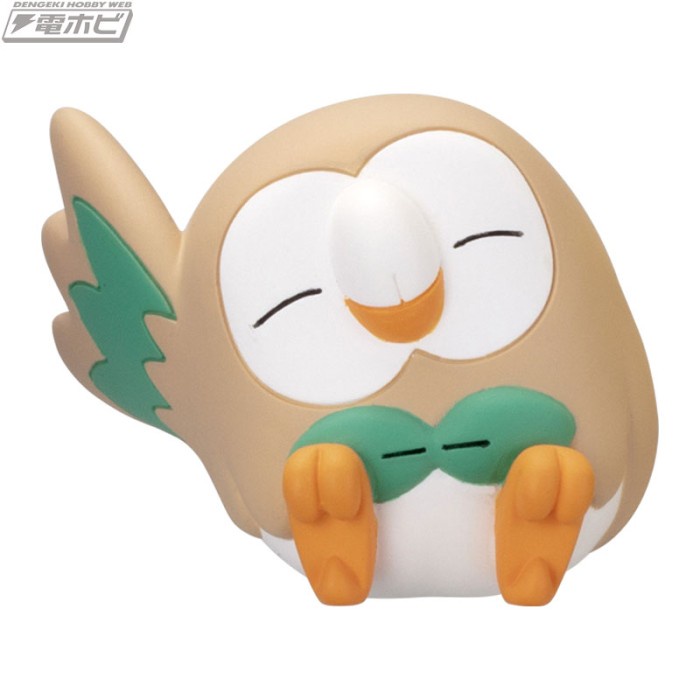 ROWLET Pokemon Katazun Shoulder Rest Fig Gacha Gashapon Figure