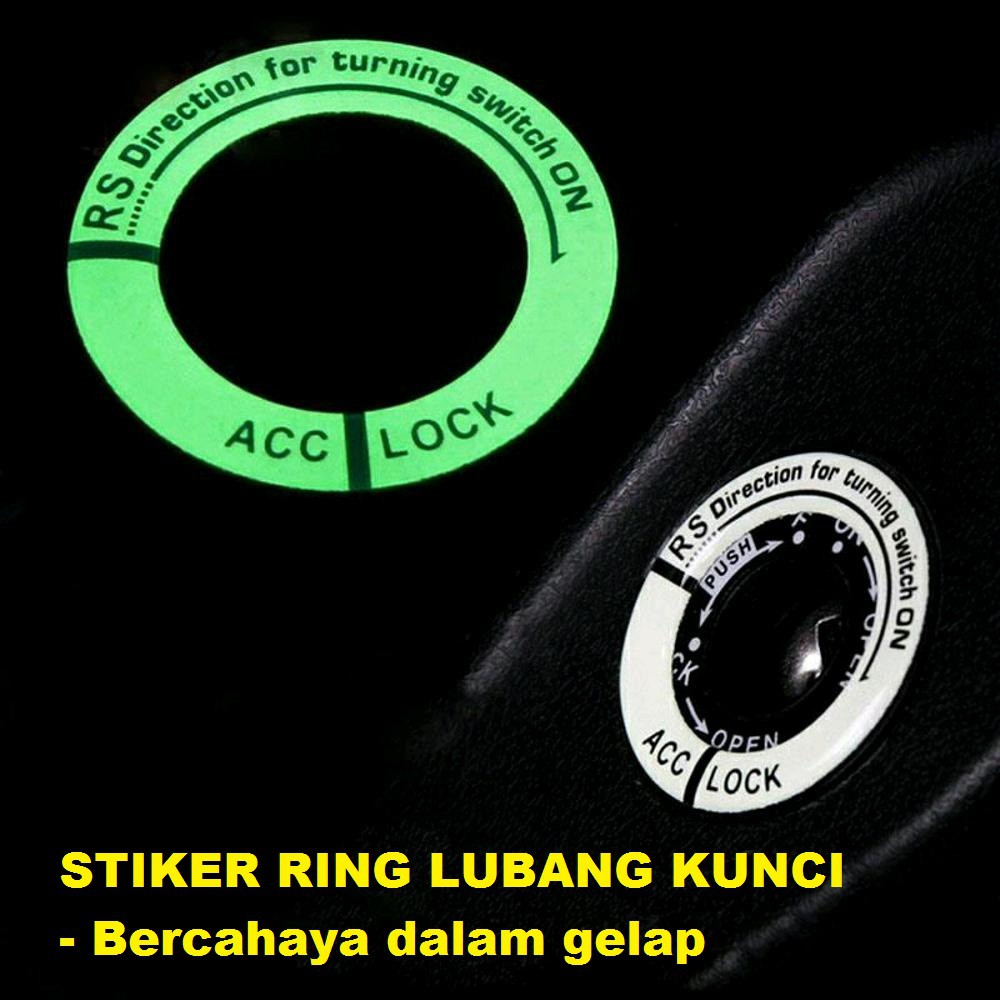 Stiker Mobil.Stiker Ring Lubang Kunci Mobil