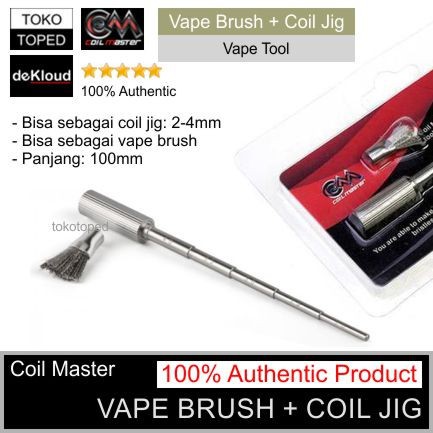 AN Authentic Coil Master Brush and Coil Jig | sikat kawat lilit koil