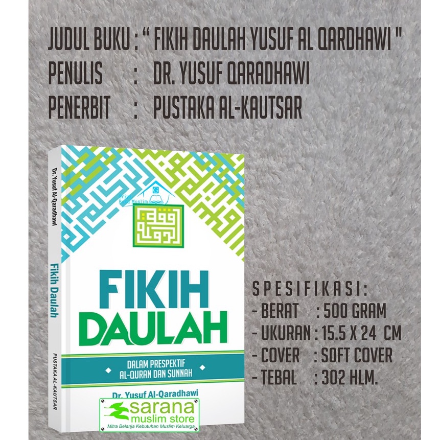 BUKU FIKIH DAULAH YUSUF AL QARDHAWI