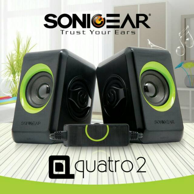 Speaker aktif SONICGEAR Quatro 2 Portable 2.0 Speaker