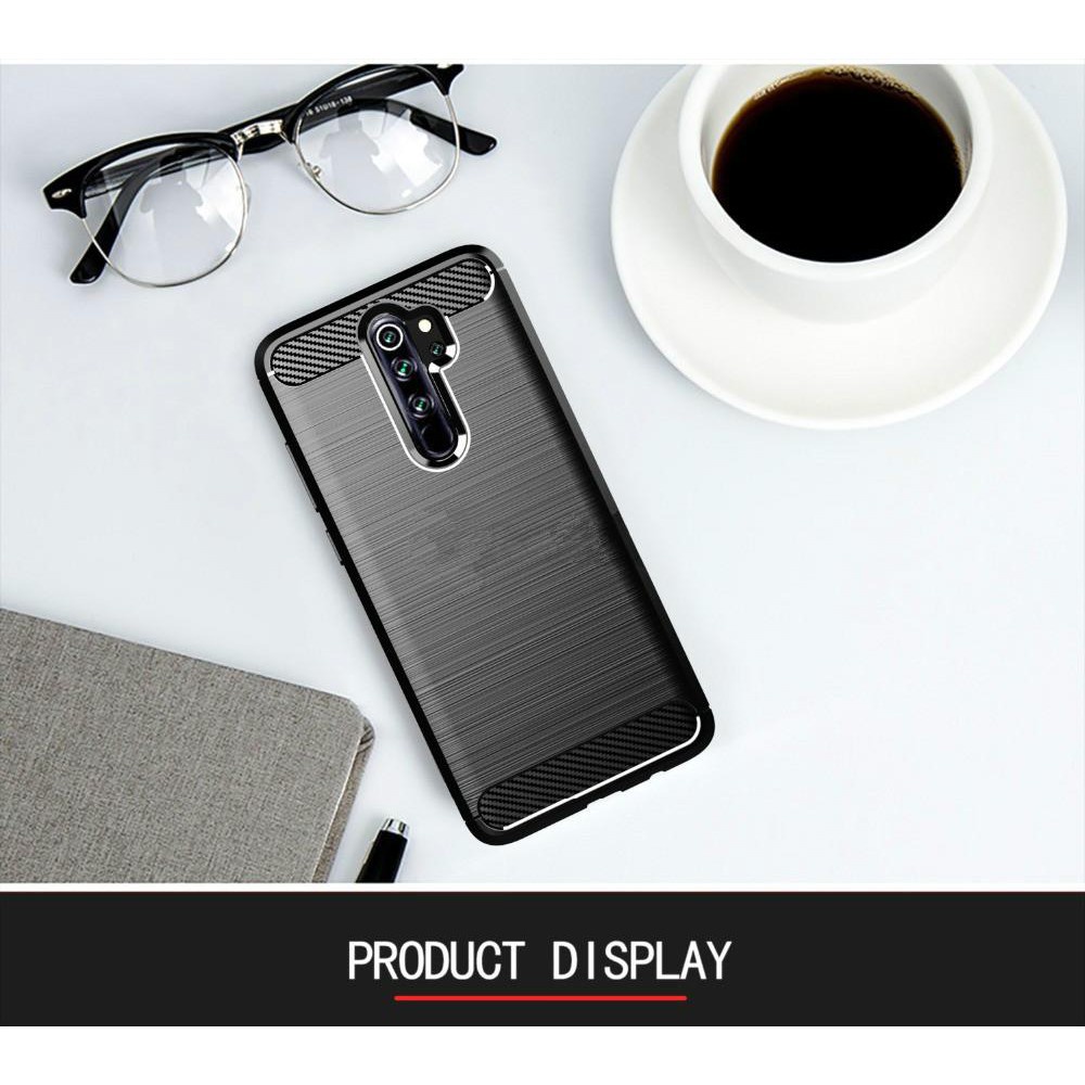 Xiaomi Redmi Note 8 & Note 8 Pro Case Softcase Ipaky Carbon Case Casing Redmi Note 8 & Note 8 Pro