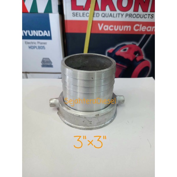 Sambungan( 3"×3")selang pompa sawah irigasi  alcon sok drat(3"×3")