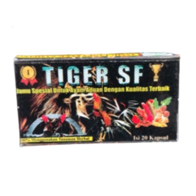 TIGER SF JAMU + MULTIVITAMIN AYAM ISI 20 KAPSUL HERBAL