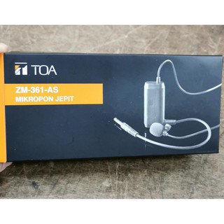 Mic TOA ZM-361 AS JEPIT CLIP ON PLUS BATRE | Shopee Indonesia