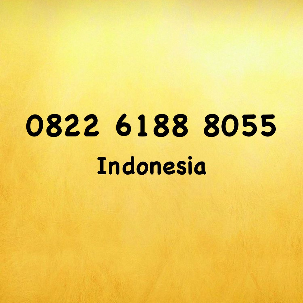 Nomor Cantik Simpati LOOP Seri BOSS - BOS - 805 - 0822 6188 8055