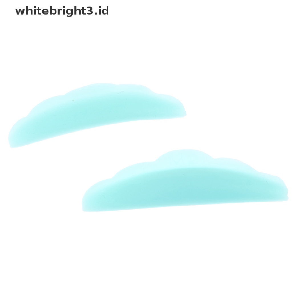 (whitebright3.id) 5 Pasang / Set Pad Silikon Pelentik Bulu Mata Untuk Makeup / Kosmetik Wanita