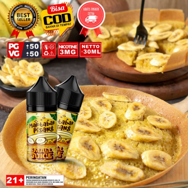 LIQUIDS PREEBASE 3MG 30ML RASA MARTABAK PISANG