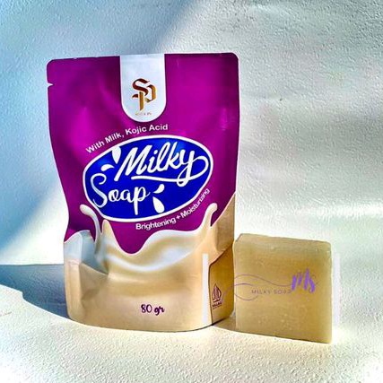 MILKY SOAP Pemutih Badan/Wajah Pria&amp;Wanita 100%Original