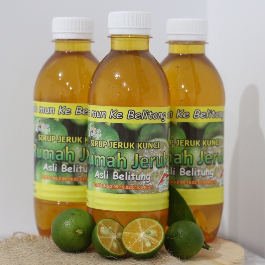 

Sirup Jeruk Kunci Aseli Belitung / Lemon cui / Kalamansi (550 ML)