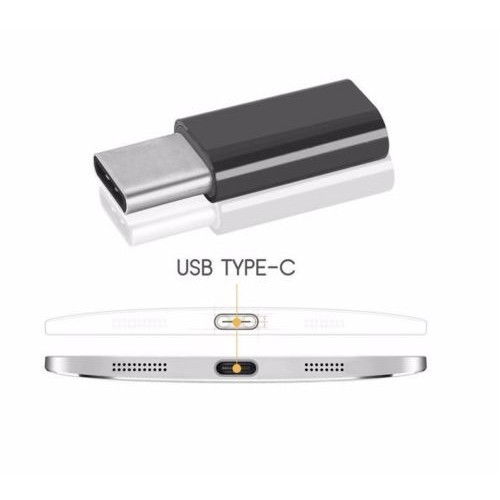 2Pack Micro USB to Type C Adapter Connector For  Samsung Huawei Xiaomi