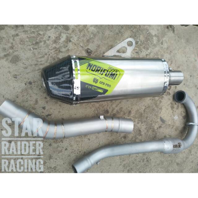 KNALPOT NORIFUMI GTX PRO TERSEDIA BUAT CRF150L KLX BF L S G DTRACKER VIAR 200 KLX TIGER VIXION TRAIL