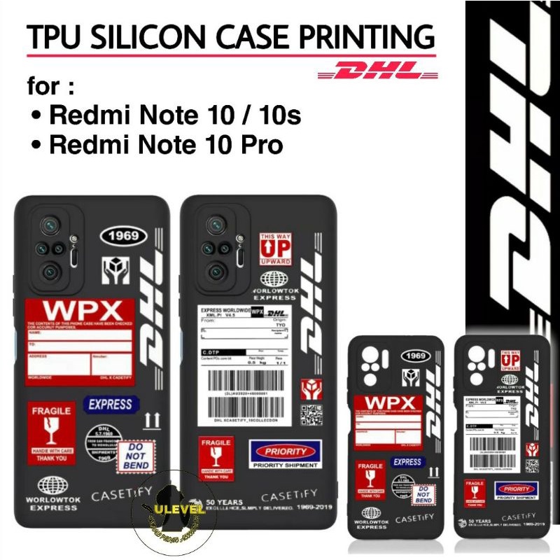 Case Xiaomi Redmi Note 10 Pro Note 10 10s Tpu Case Printing DHL Silicon Matte