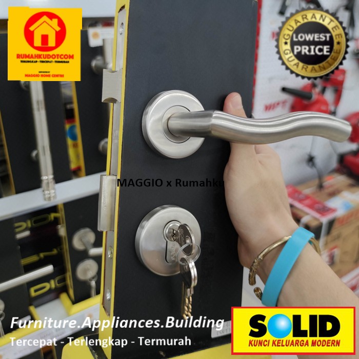 Gagang Pintu SET - Door Handle Set - SOLID