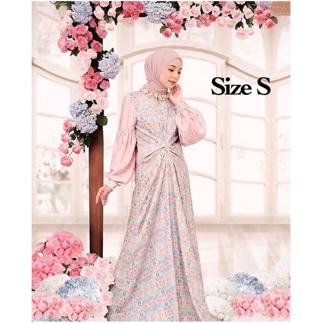 Tie dye dress - sagerose by Vanilla Hijab (READY STOCK)