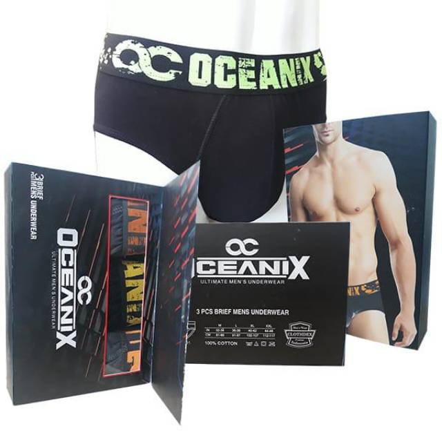 CD OCEANIX Premium High Quality karet boxer isi 3 OC01