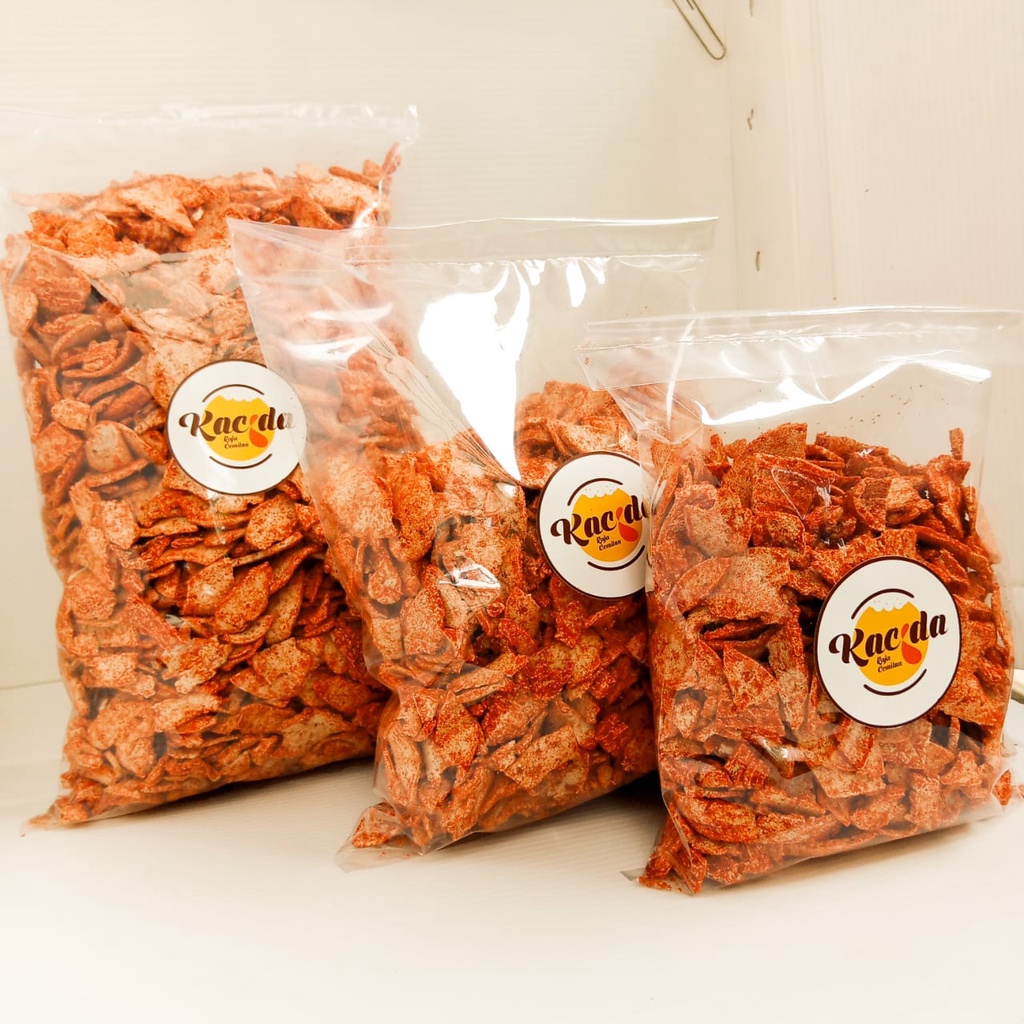 Basreng Bandung Kerikil Pedas Gurih enak Nagih kemasan 1KG Sisa Sortir-2