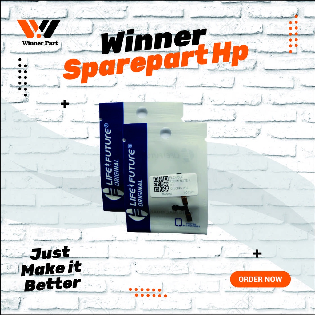 Flexible On Off Xiaomi Redmi Note 4