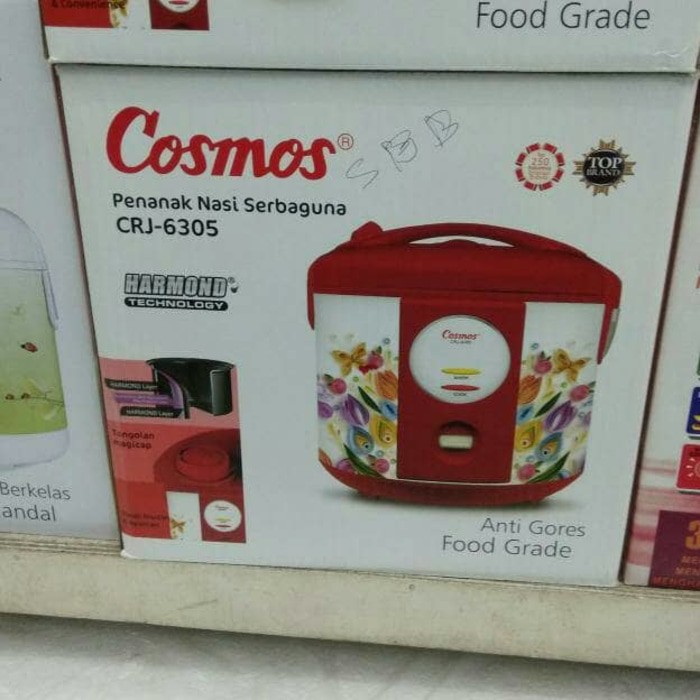 COSMOS Rice Cooker Penanak Nasi CRJ 6305 Harmond 1,8 L cosmos