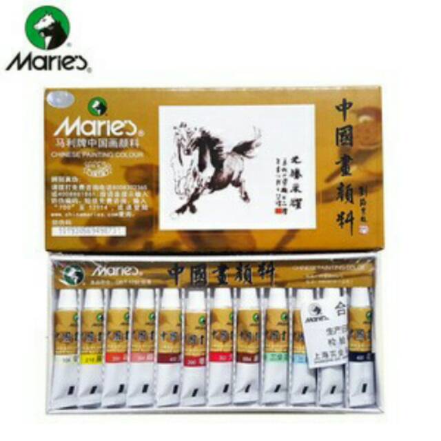 

Maries Chinese Painting Color Set 12