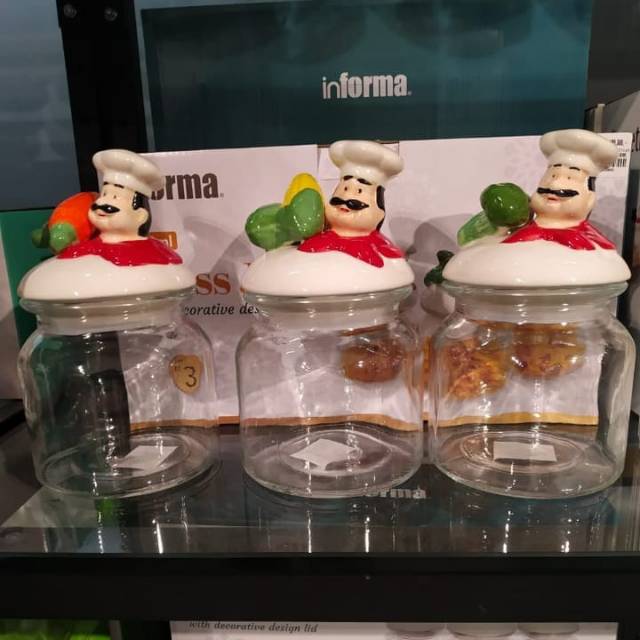 NZK_TOPLES KACA KOKI SET / TOPLES UNIK/ TOPLES INFORMA/TOPLES LEBARAN