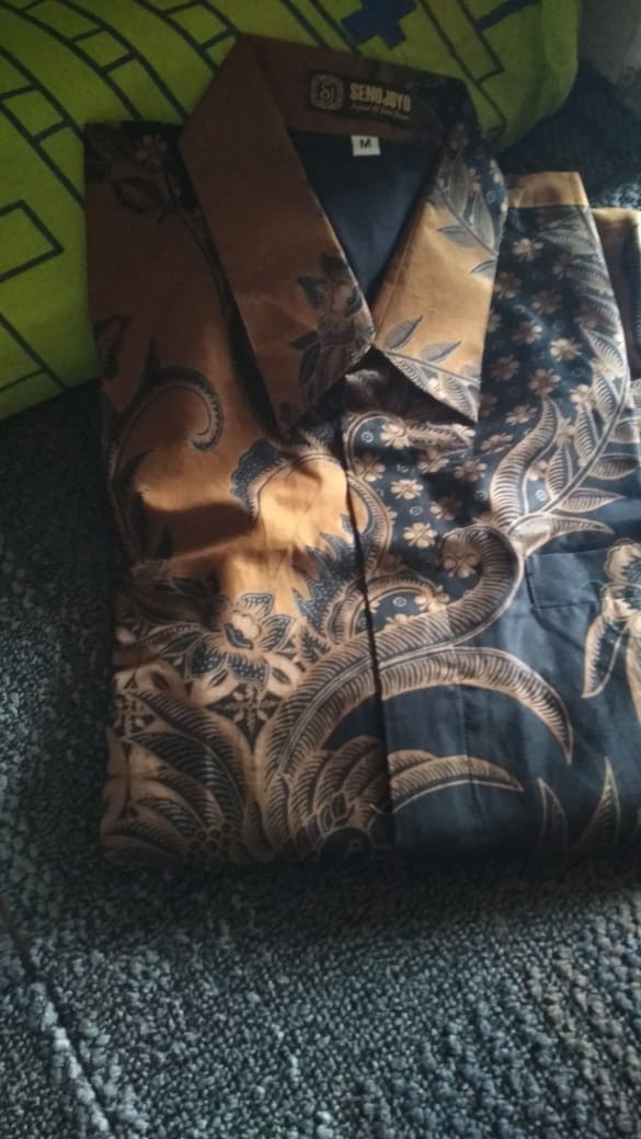 Pandu Aji Batik Lengan Panjang Full Furing Katun Halus Sragenan Batik Solo Seno Joyo - Bjs