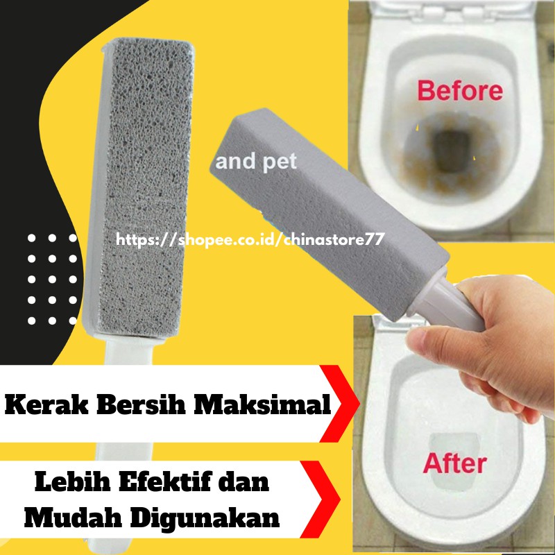 ALAT PEMBERSIH TOILET KAMAR MANDI WC PENGHILANG KERAK TOILET 2 IN 1