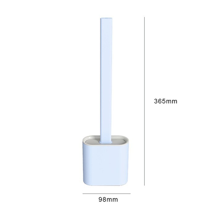 Brush Toilet Sikat WC Silikon- Elastis Pembersih WC V2