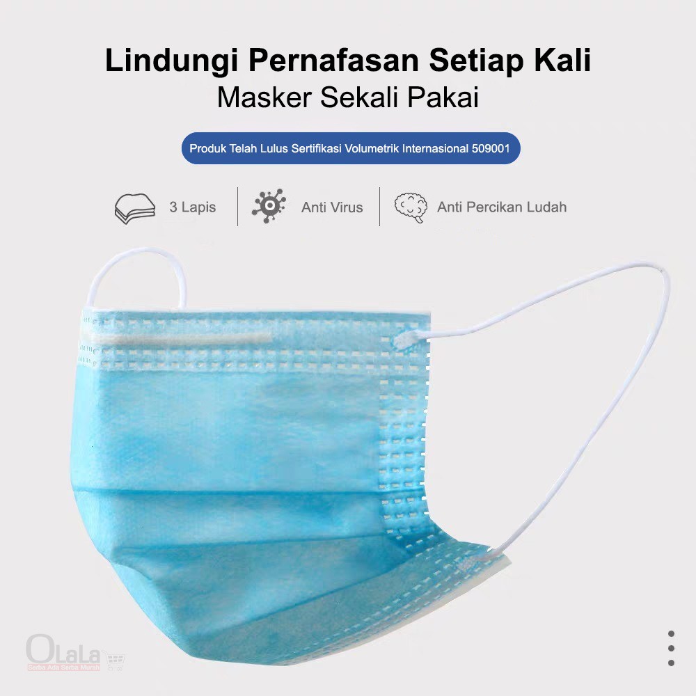 Masker 3 ply ANTIVIRUS