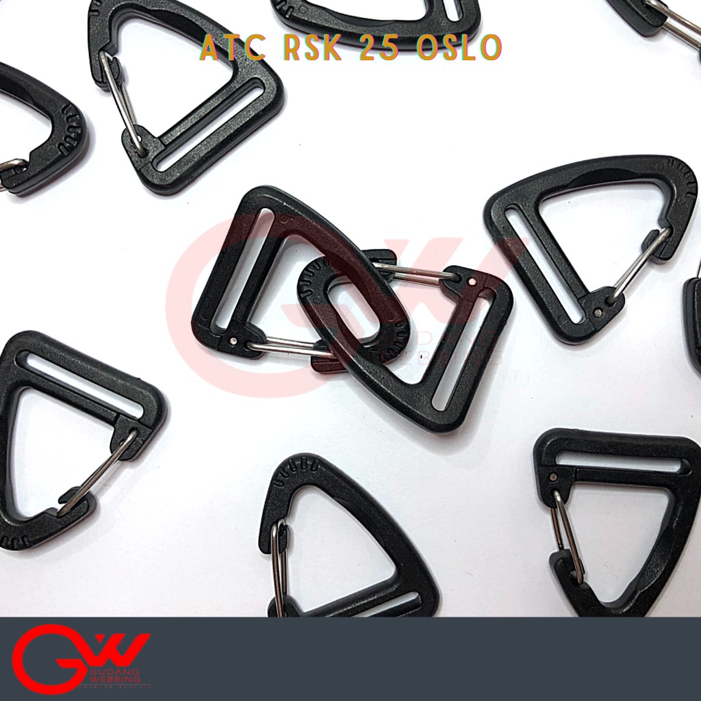 Kew Kew segitiga - Kait Plastik Acetal 2,5cm - ATC RSK 25mm OSLO ACT (ECERAN)