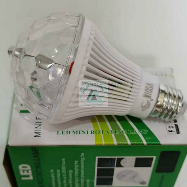 Lampu Disco Putar / Rotating Full Colour Mini Lamp MS-691 / Lampu Disko MS-691